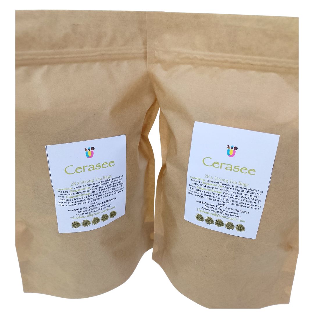 Cerasee Herbal Tea - 28 x Strong Plastic Free Tea Bags